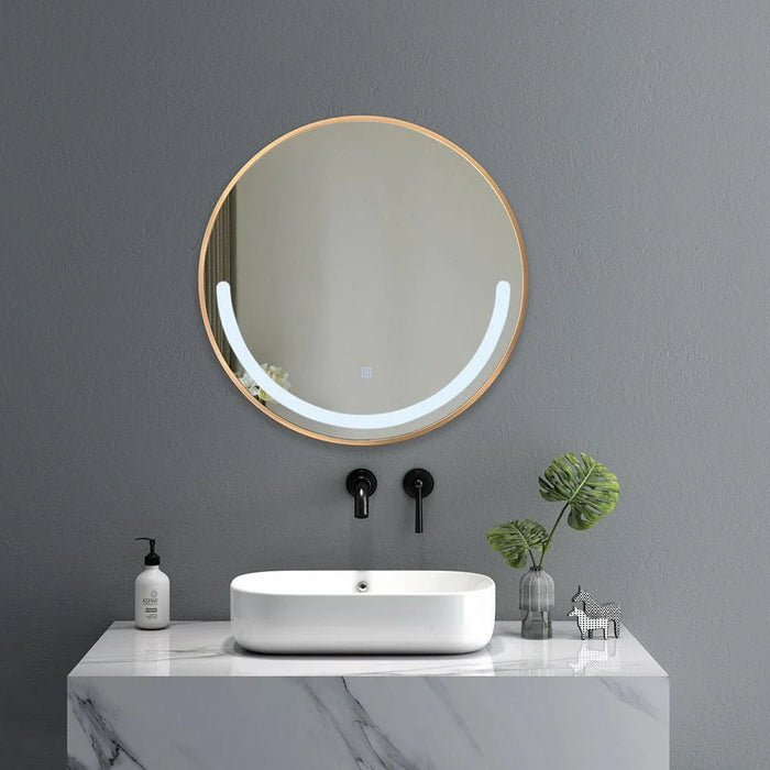 Milano Led Mirror With Touch Switch/4Cm Aluminum Frame 600Mm Hs16374-Made In China