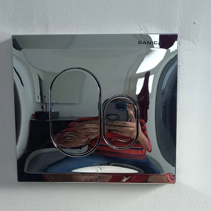 Sanica Concealed Flush & Mechnism With Push Plate Chrome- Made In Turkey