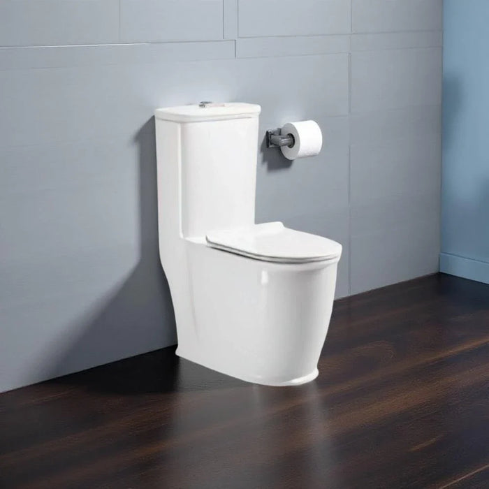 Milano Luxe Rimless Wc Pro One Piece S-Trap 250Mm 1913 700x410x790Mm White- Made In China