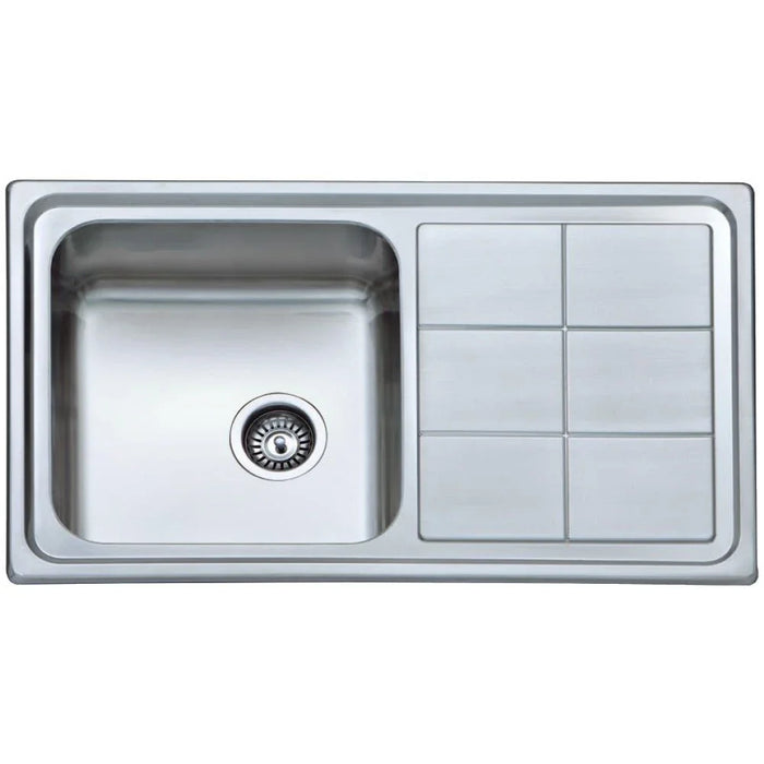 SS Kitchen Sink Bl-890 High Grade Inset Sb/Sd-Milano