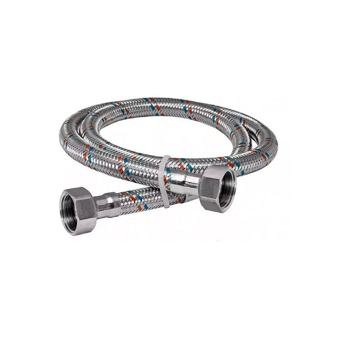 Milano Stainless Steel Braided Flexible Hose| Durable Plumbing Connector for Bathroom & Kitchen Fixtures, Anti-Corrosion, High-Pressure Resistant | 60cm