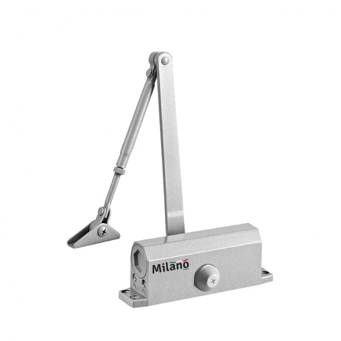 Milano Door Closer J-063 Vancy Weight 45 To 60 Kg Silver