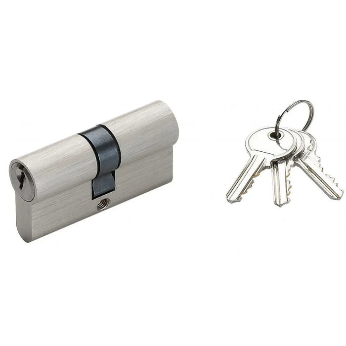Milano Mcs Cylinder 80Mm| High-Security Door Lock Cylinder, Durable Zinc Alloy Construction, Smooth Operation, Ideal for Home & Office Doors, Easy Installation, Premium Quality Cylinder Lock