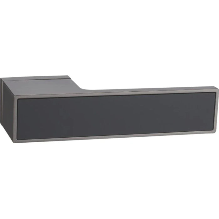 Milano ZA Tristan Rossete Handle| Premium Zinc Alloy Door Handle for Interior Rooms, Cabinets & Drawers| Modern Durable Design for Home & Office Furniture Use  | Matte Black 72AL-918
