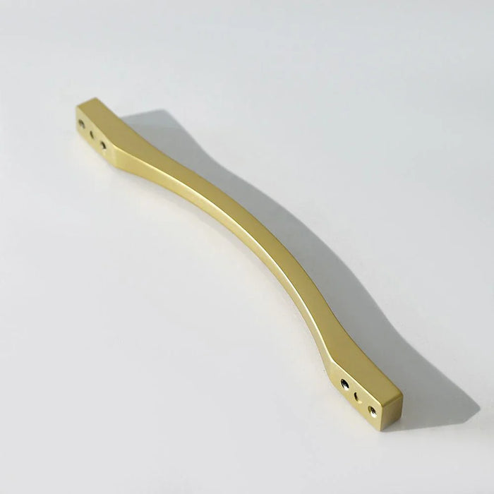 Milano Ivy Cabinet Zinc Handle| Premium Pull Handle for Kitchen Cabinets, Drawers, Cupboards, Wardrobes| Sleek Modern Design Furniture Handle | Brushed Gold |138X25X16Mm
