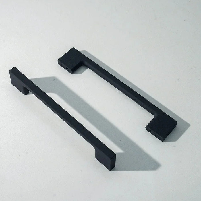 Milano Hazel Cabinet Handle Zinc Alloy| Stylish & Durable Pull Handle for Kitchen, Drawer, Cupboard, Wardrobe| Modern Design Furniture Handle Earl Black | 129X27.5X6Mm
