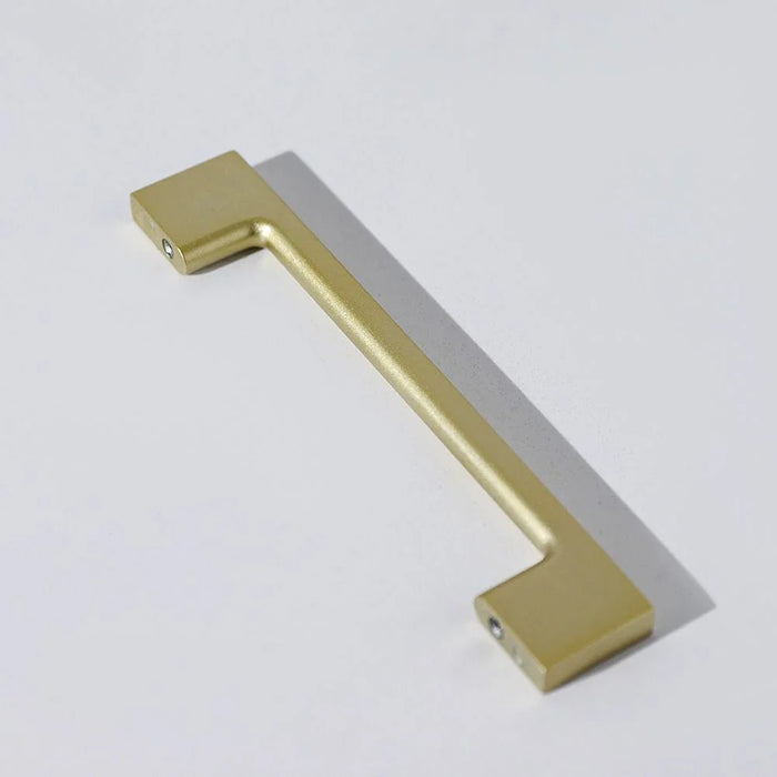 Milano Hazel Cabinet Handle Zinc Alloy| Stylish & Durable Pull Handle for Kitchen, Drawer, Cupboard, Wardrobe| Modern Design Furniture Handle Brushed Gold | 161X27.5X6Mm
