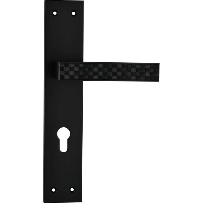 Milano ZA Tayla Plate Handle| Premium Zinc Alloy Cabinet & Door Pull Handle for Modern Furniture, Durable & Stylish Design for Home, Office & Kitchen Use Matte Black | 72L-928