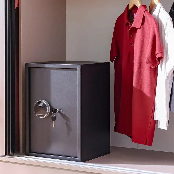 Milano Trudy 2.0 Digital Safe with Fingerprint Lock-Black-50SAS-500x350x310 mm-With 1-Year Warranty