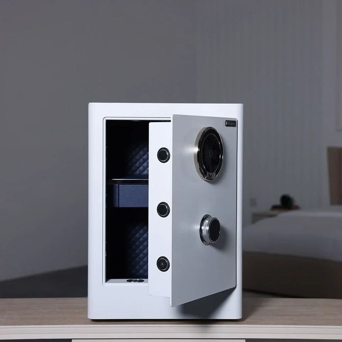 Milano Premium Anti-Burglary Safe-White-600x420x380 mm-With 1-Year Warranty
