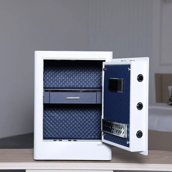 Milano Premium Anti-Burglary Safe-White-600x420x380 mm-With 1-Year Warranty