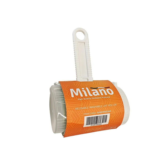 Milano Reusable Washable Lint Roller| Eco-Friendly & Durable Lint Remover for Clothes, Upholstery & Furniture, Easy to Clean, Reusable Design, Removes Pet Hair, Dust & Lint Efficiently | 16X8X10Cm