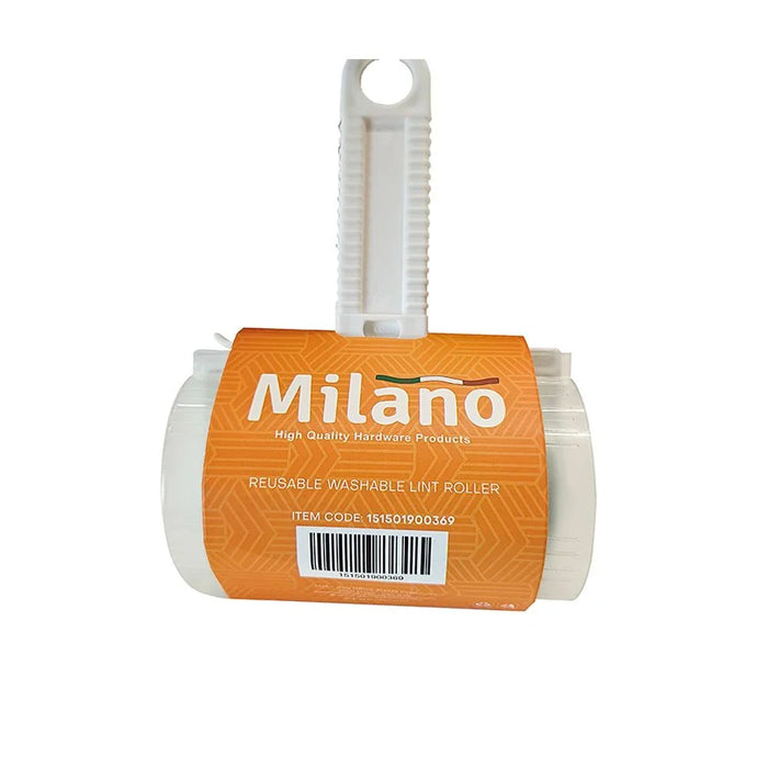 Milano Reusable Washable Lint Roller| Eco-Friendly & Durable Lint Remover for Clothes, Upholstery & Furniture, Easy to Clean, Reusable Design, Removes Pet Hair, Dust & Lint Efficiently | 16X8X10Cm