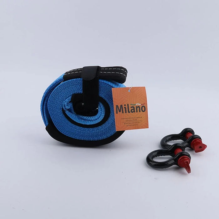 Milano Max Heavy Duty Household Tow Rope| Multi-Purpose Strong Pulling Rope for Home, Outdoor, Garage, Vehicle Towing, Secure Tie-Downs & Emergency Use