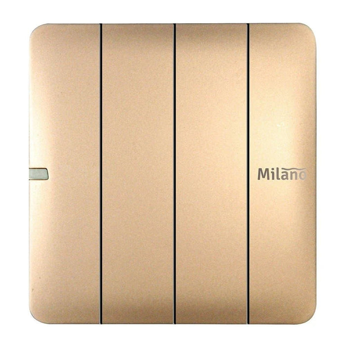 Milano 10A 4 Gang 2 Way Switch Gd Ps