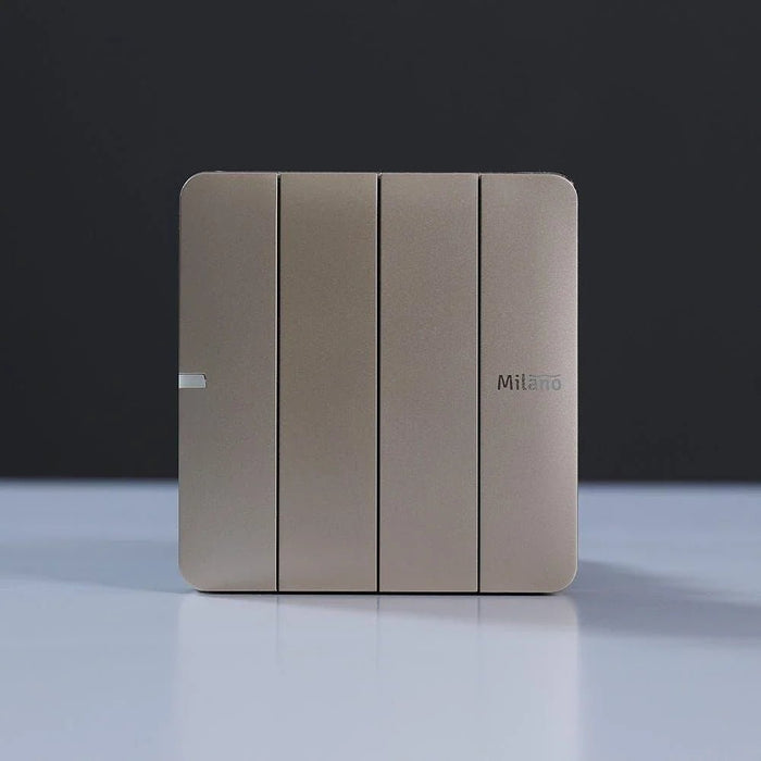 Milano 10A 4 Gang 2 Way Switch Gd Ps