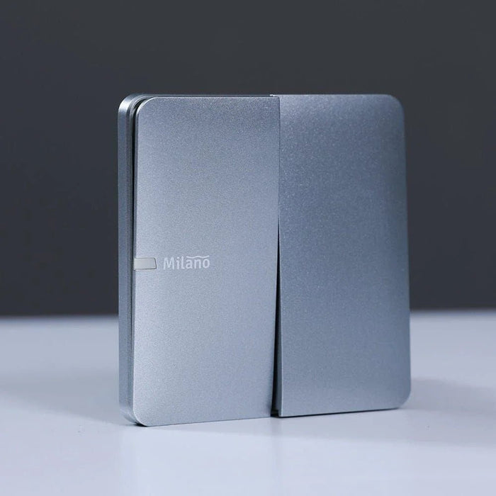 Milano 10A 2 Gang 1 Way Switch Sl Ps