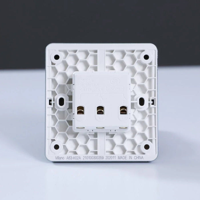 Milano 10A 2 Gang 1 Way Switch Sl Ps