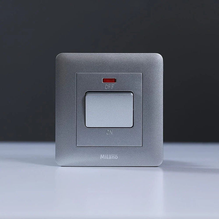 Milano 20A Dp Switch With Neon Sl Ps