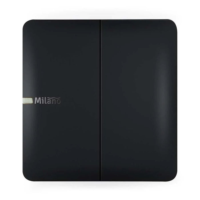 Milano 10A 2 Gang 2 Way SwitchMblk Ps