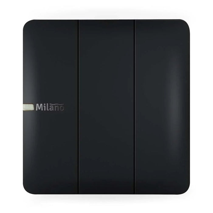 Milano 10A 3 Gang 2 Way SwitchMblk Ps
