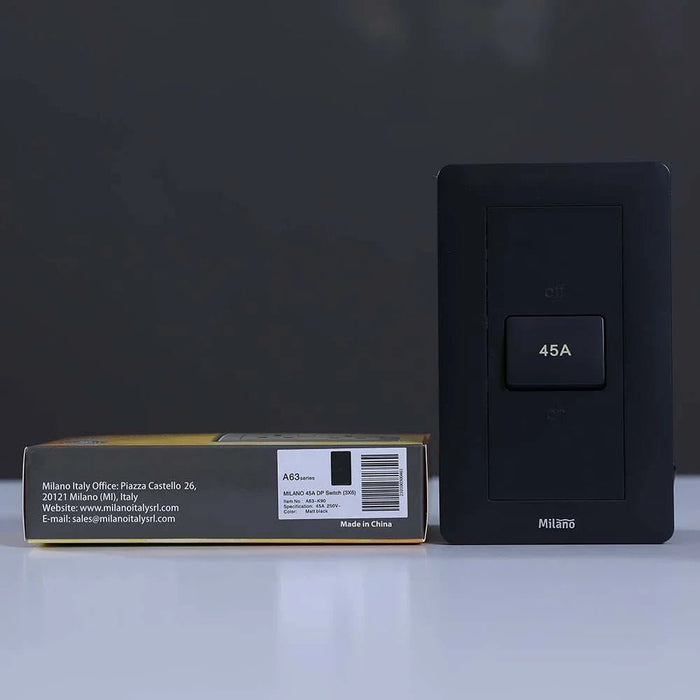 Milano 45A Dp Switch 6X3Mblk Ps