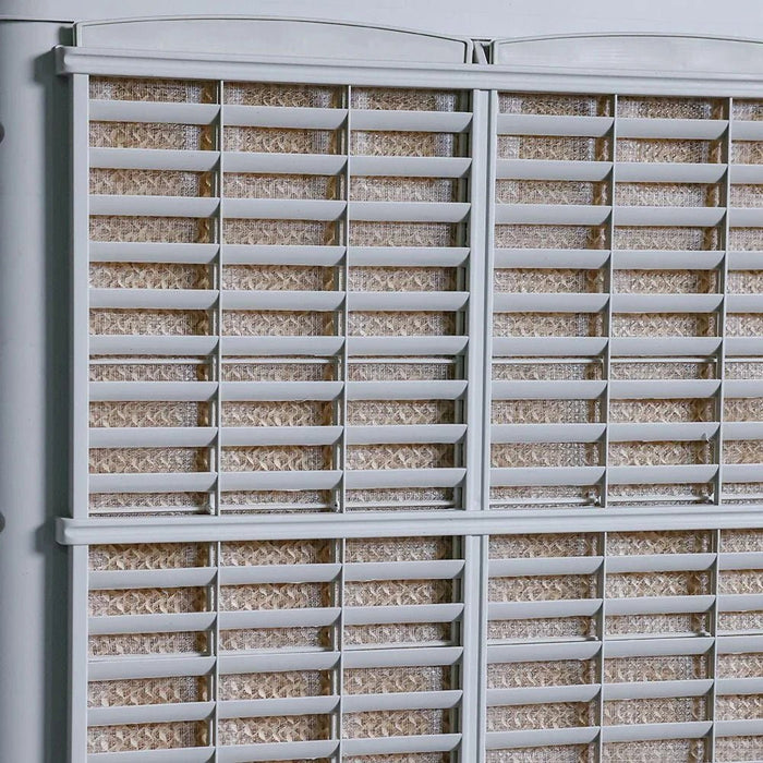 Milano Air Cooler - Thunder - 300 W/ 80 L Water Tank - Grey/Blue - With 1-Year Warranty
