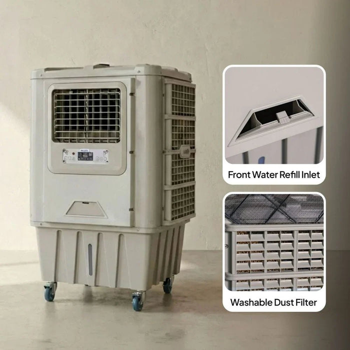 Milano Air Cooler - Jet - 750 W/ 85 L Water Tank - Light Grey - With 1-Year Warranty