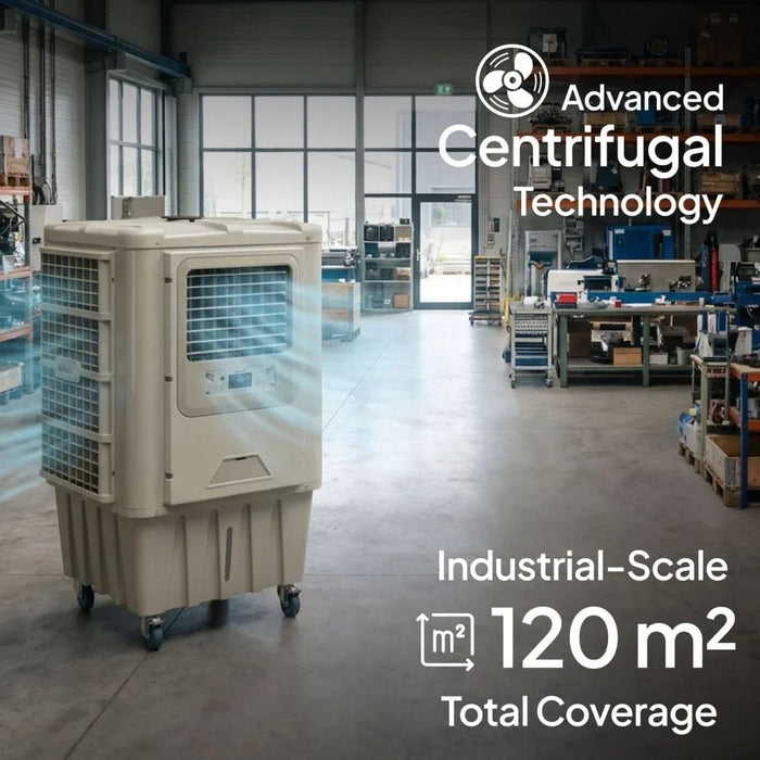 Milano Air Cooler - Jet - 750 W/ 85 L Water Tank - Light Grey - With 1-Year Warranty