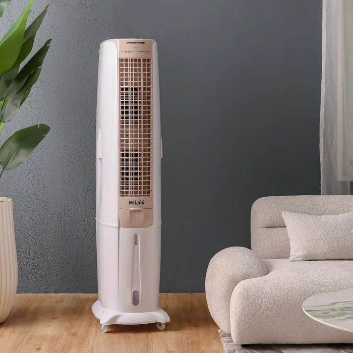 Tulia Jumbo Evaporative Air Cooler - Apricot - 350 W/ 70 L Water Tank - With 1-Year Warranty