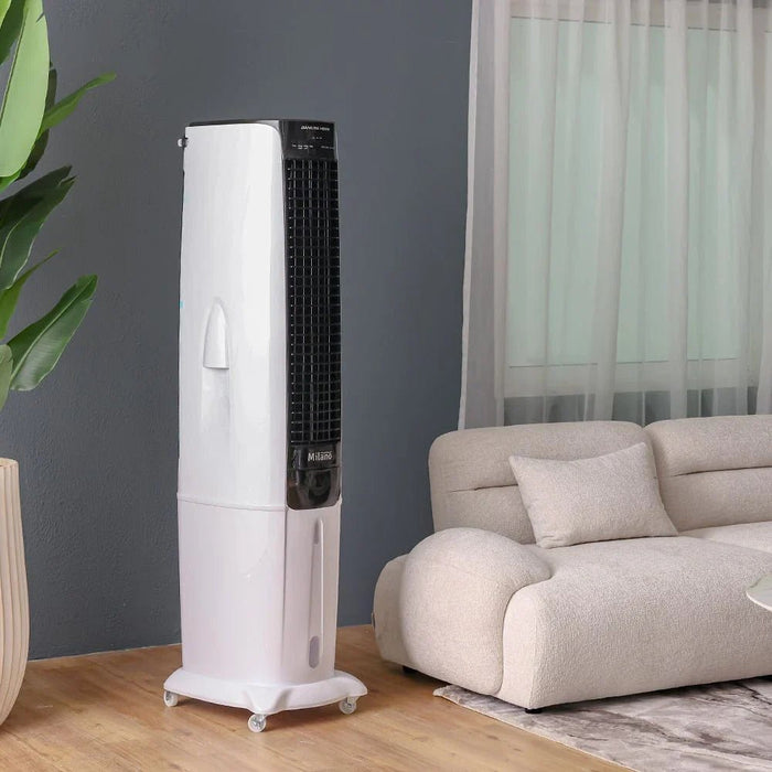 Tulia Jumbo Evaporative Air Cooler - White & Black - 350 W/ 70 L Water Tank - With 1-Year Warranty