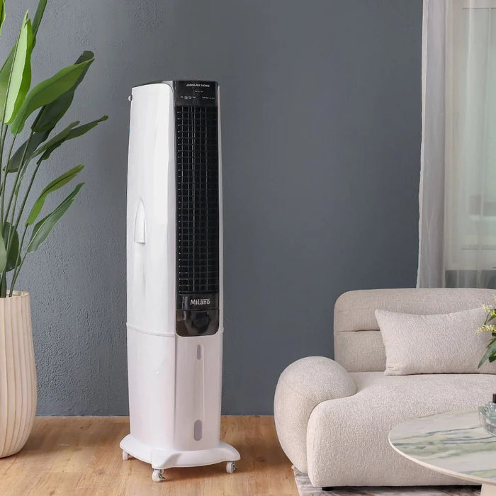Tulia Jumbo Evaporative Air Cooler - White & Black - 350 W/ 70 L Water Tank - With 1-Year Warranty
