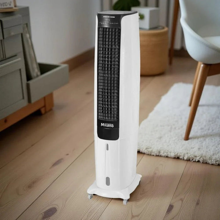 Tulia Jumbo Evaporative Air Cooler - White & Black - 350 W/ 70 L Water Tank - With 1-Year Warranty