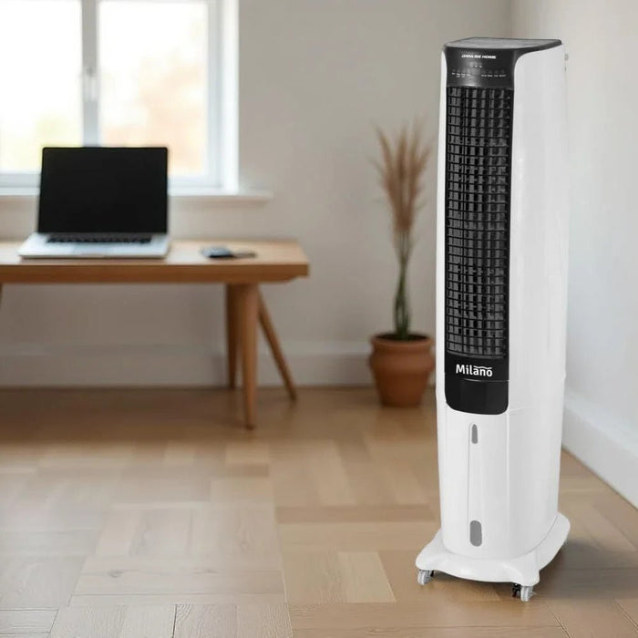 Tulia Jumbo Evaporative Air Cooler - White & Black - 350 W/ 70 L Water Tank - With 1-Year Warranty