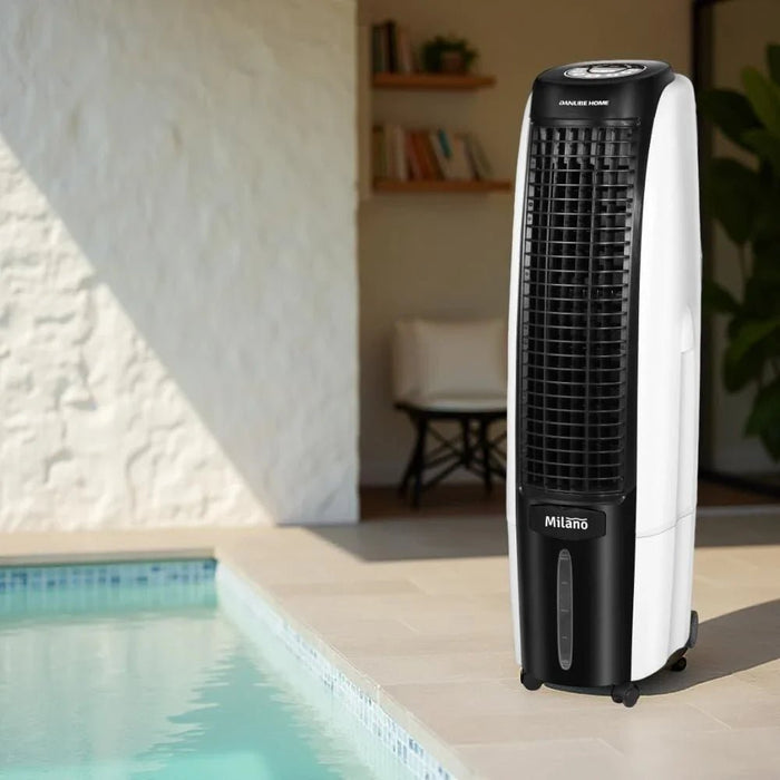 Tulia Evaporative Air Cooler - Black & White - 200 W/ 30 L Water Tank - With 1-Year Warranty