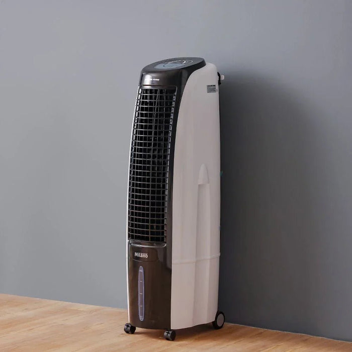 Tulia Evaporative Air Cooler - Black & White - 200 W/ 30 L Water Tank - With 1-Year Warranty
