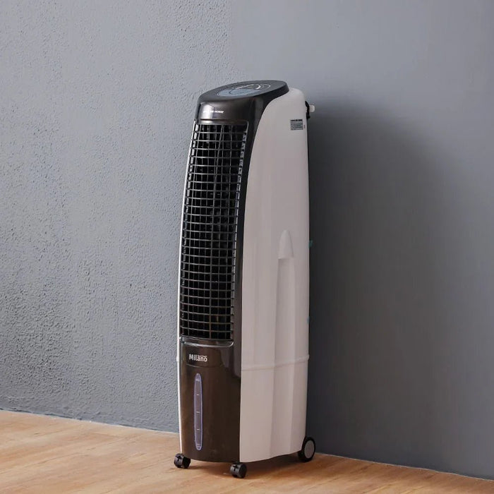 Tulia Evaporative Air Cooler - Black & White - 200 W/ 30 L Water Tank - With 1-Year Warranty