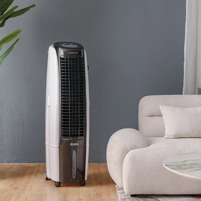 Tulia Evaporative Air Cooler - Black & White - 200 W/ 30 L Water Tank - With 1-Year Warranty