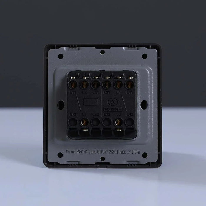 Milano 10A 4 Gang 1 Way Switch Sl