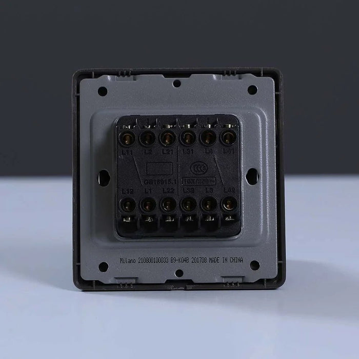Milano 10A 4 Gang 2 Way Switch Sl