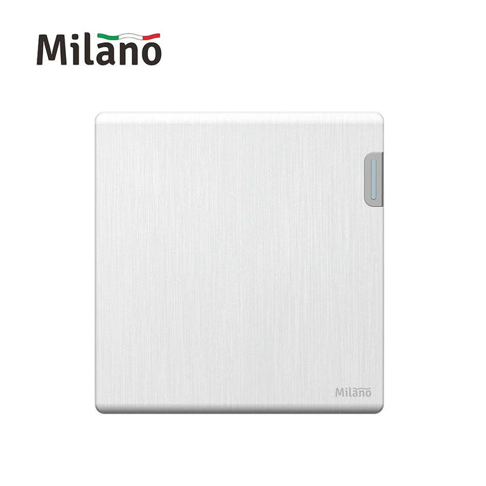 Milano 10A 1G 2W Switch Aura Wh