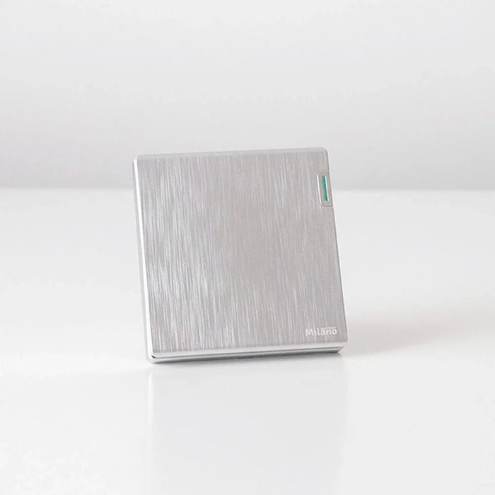 Milano 10A 1G 2W Switch Aura Slvr