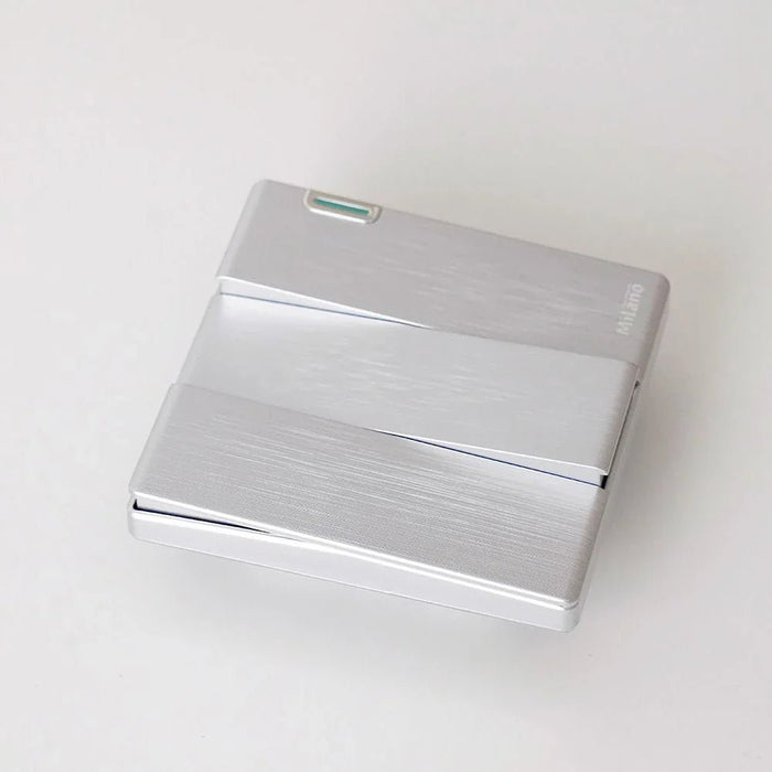 Milano 10A 3G 2W Switch Aura Slvr