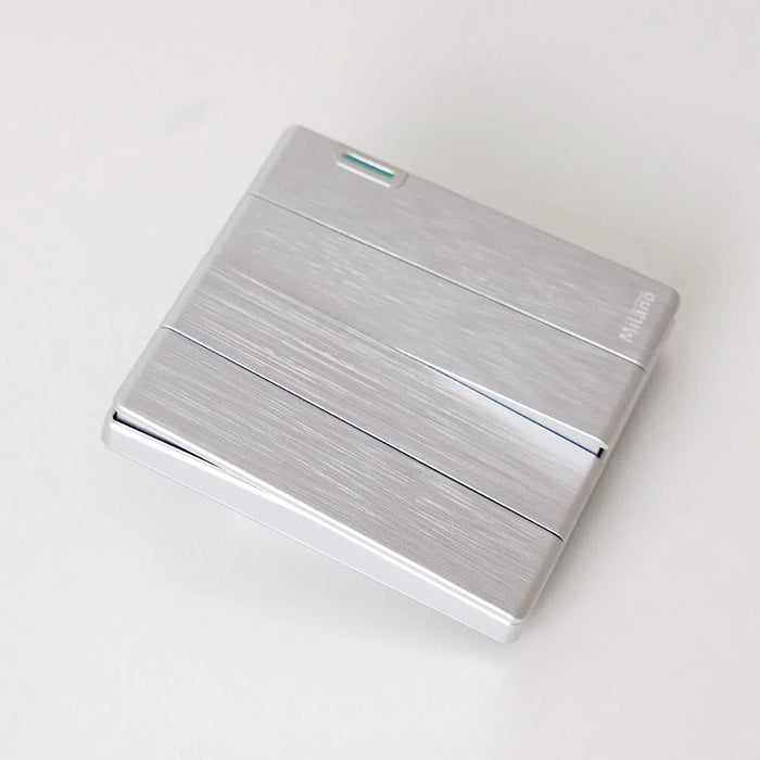 Milano 10A 4G 1W Switch Aura Slvr