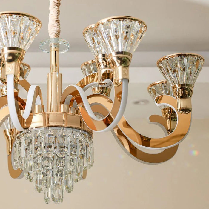 Casablanca LED Crystal Chandelier-Clear -D980xH55