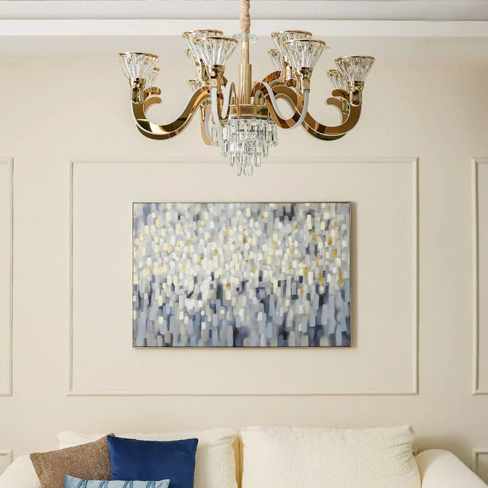 Casablanca LED Crystal Chandelier-Clear -D980xH55