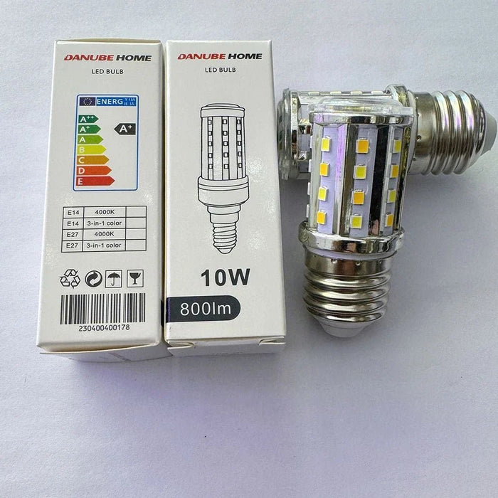 Freesia Aluminum Chrome Bulb-10 W-3-in-1-Multi-color