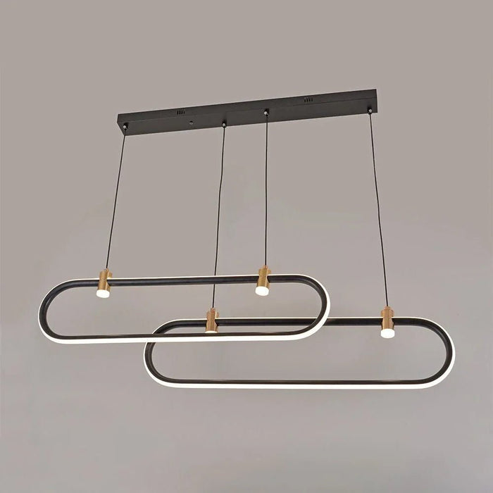 Arlo LED Chandelier 3-Color Dimmable 100cm-Black