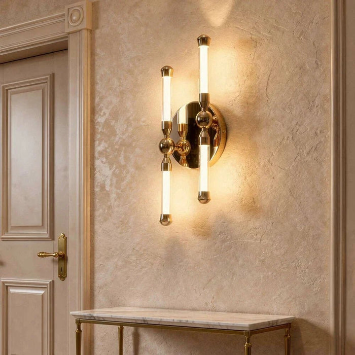 Gloss Wall Lamp Ð Metal Ð Brass Gold