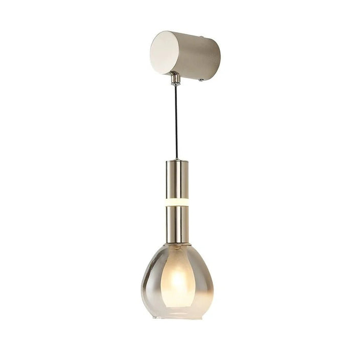 Lumen Wall Lamp Ð Glass & Metal Ð Smoke Grey
